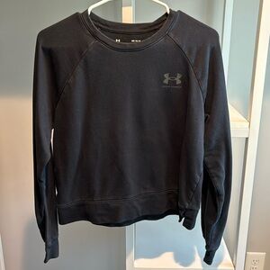 Women’s Under Armour Black Cropped Sweatshirt